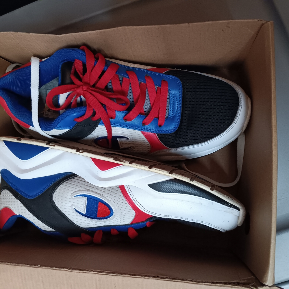 Champion Red and Blue Athletic Sneakers Sz 10.5